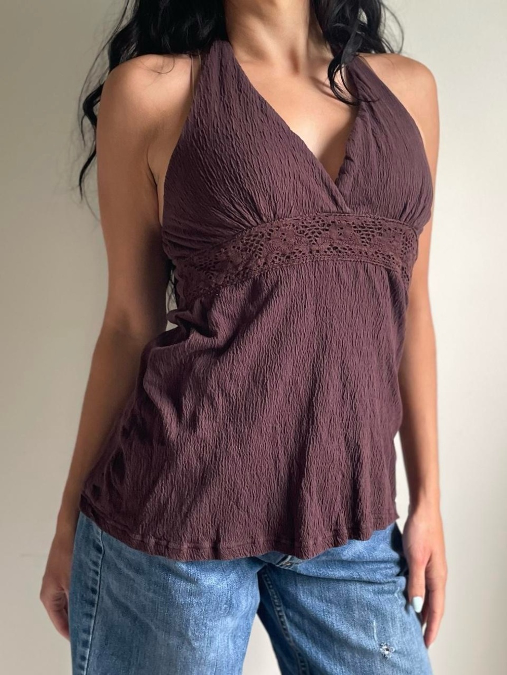 Self Esteem Lace Babydoll Top